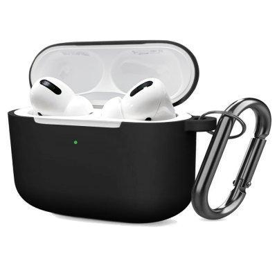 Чехол для наушников силиконовый Silicone Case for AirPods Pro Black