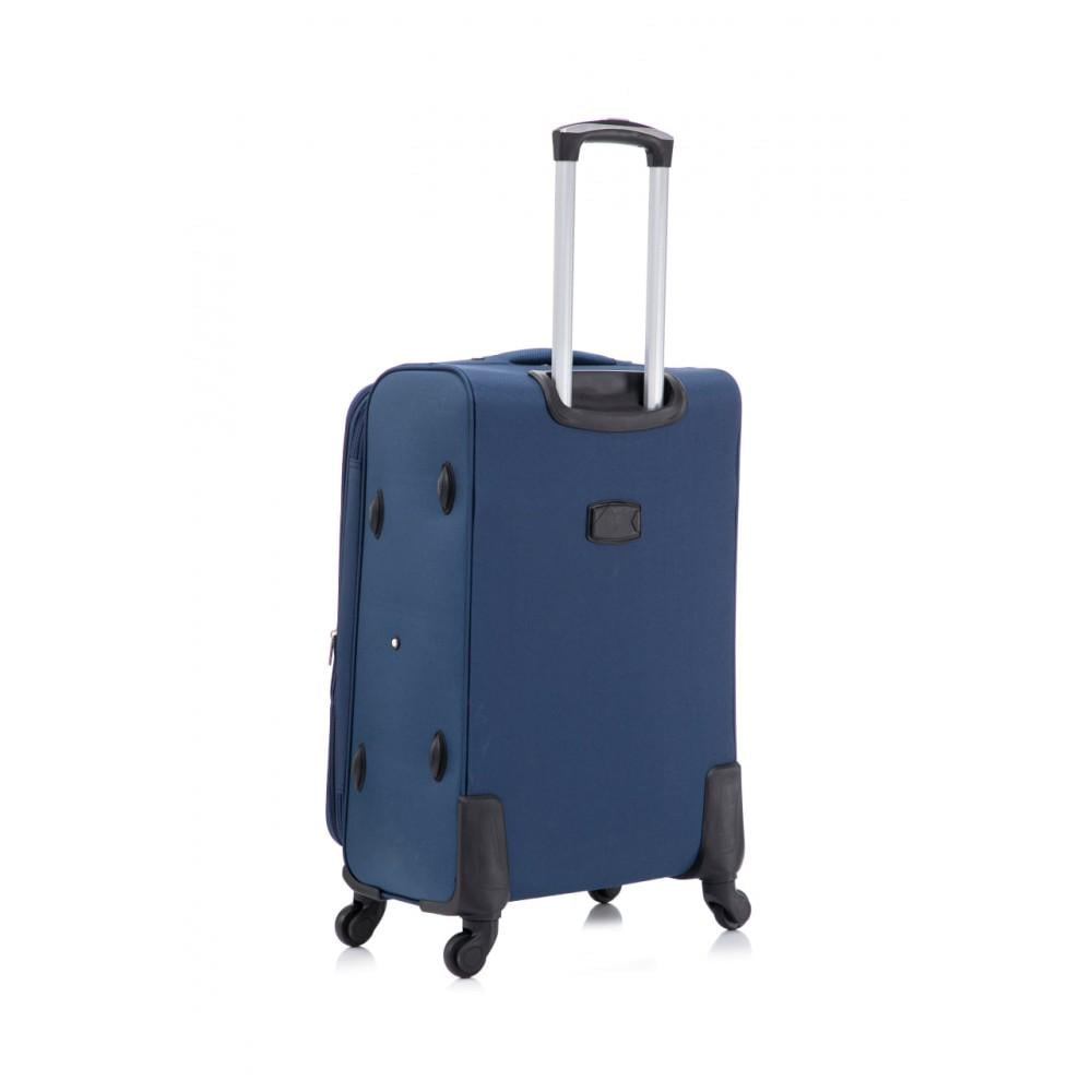 Чемодан Bonro Tourist маленький на 4 колесах Синий (10132001) - фото 4 Чемодан Bonro Tourist маленький на 4 колесах Синий (10132001) - фото 4