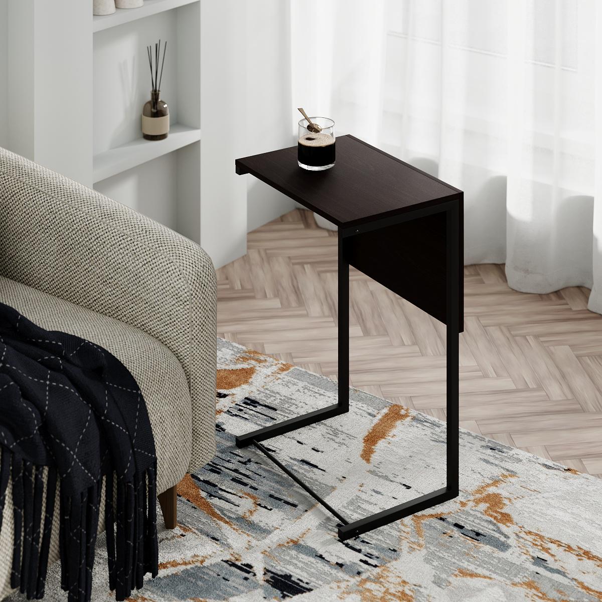 Журнальний стіл-трансформер Just Fiji 442х654х327 Венге/Чорний (GATB07050000030) - фото 4