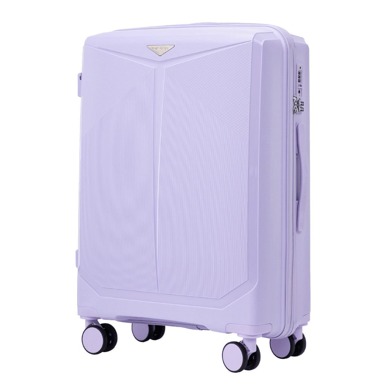 Чемодан Wings COCKATIEL большой Фиалковый (CKT01-L-WhitePurple)