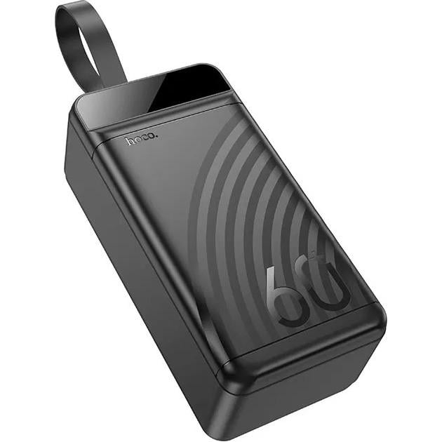 Внешний аккумулятор Hoco J123C Element 60000 mAh 22,5W Black - фото 2 Внешний аккумулятор Hoco J123C Element 60000 mAh 22,5W Black - фото 2