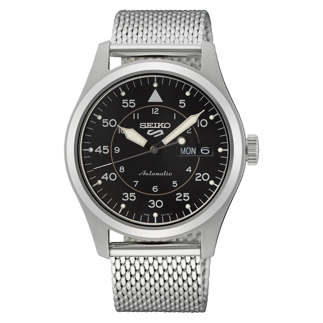Часы наручные мужские Seiko 5 Sports SRPH23K1 Механика с автоподзаводом Серебристый