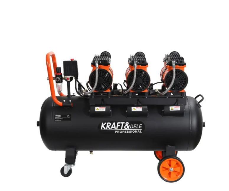 Компресор безмасляний Kraft&Dele KD1394 100 л 3x1500 Вт 230 В (29535978) Компресор безмасляний Kraft&Dele KD1394 100 л 3x1500 Вт 230 В (29535978)