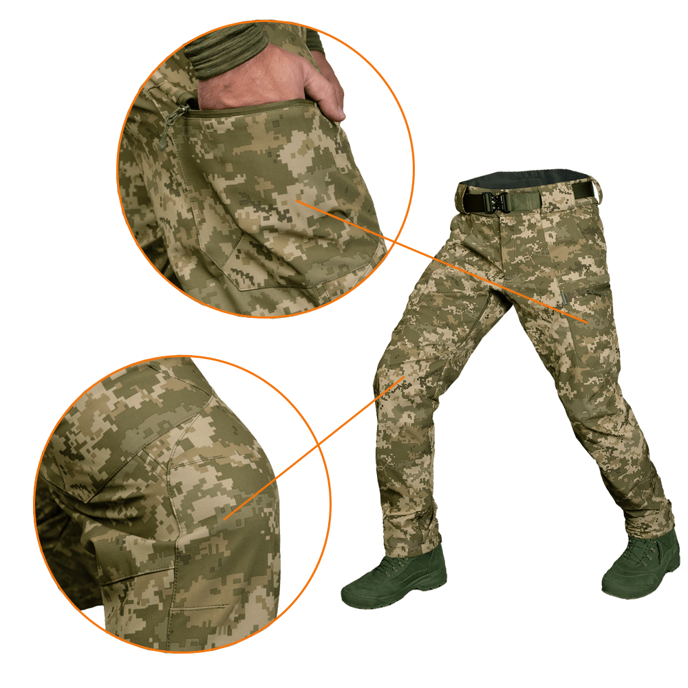 Штани Camo-Tec SoftShell Vent XL MM14 (30595) - фото 4