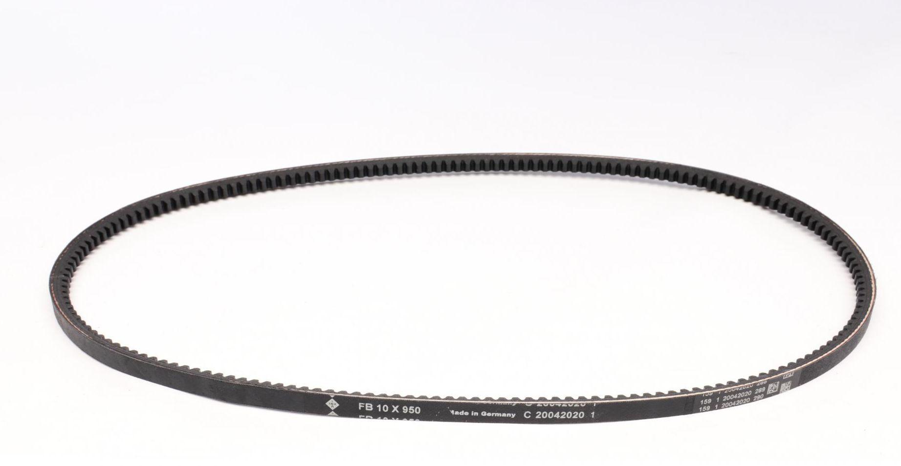 Ремень генератора INA VOLKSWAGEN Golf II/VW Passat B3/B4/Audi 80/100 1.6/1.8/2.0 (FB 10X950)