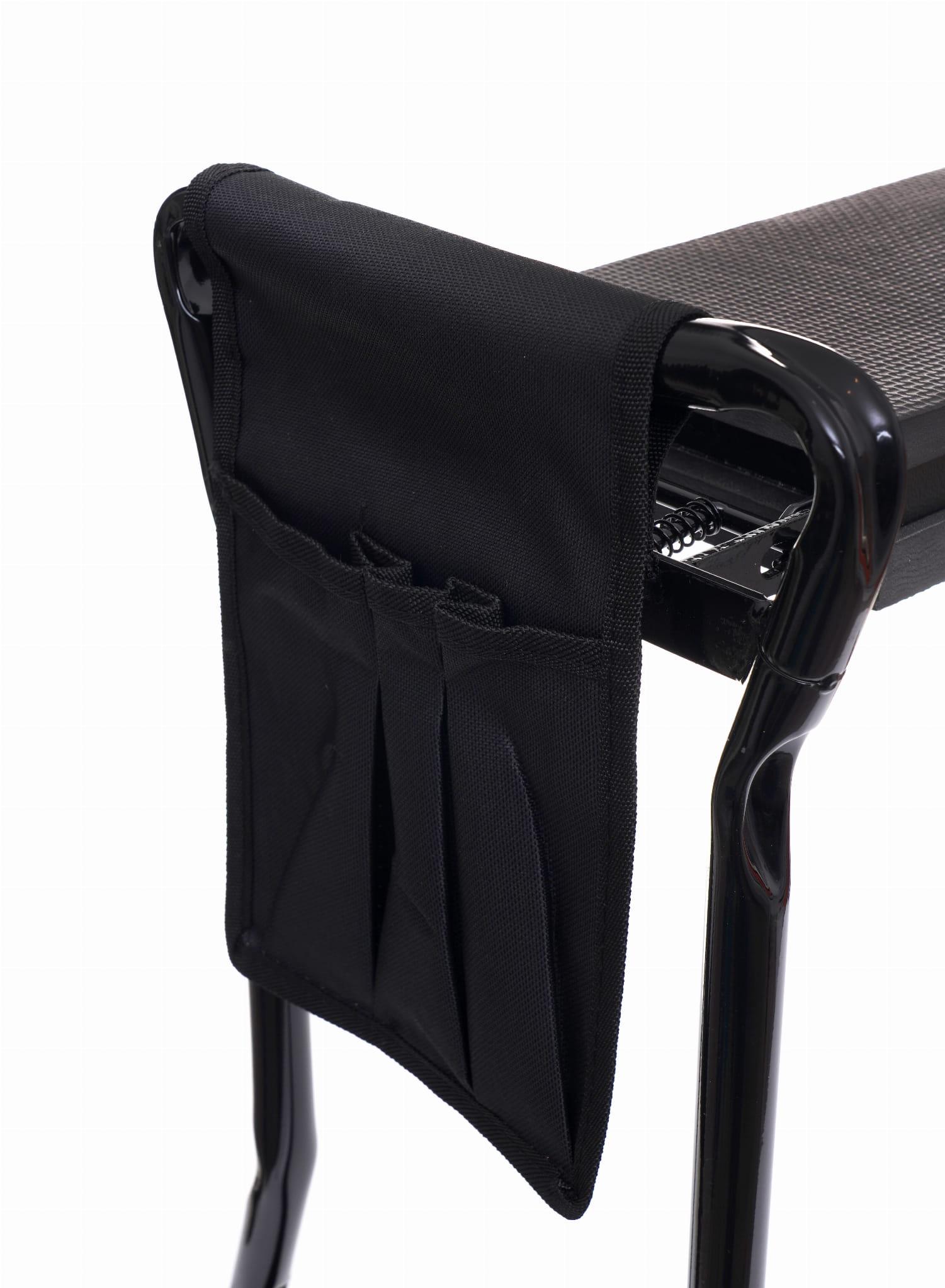 Табурет лавка складаний садовий Kraft&Dele KD10634 з органайзером для садових інструментів Чорний - фото 7 Табурет лавка складаний садовий Kraft&Dele KD10634 з органайзером для садових інструментів Чорний - фото 7