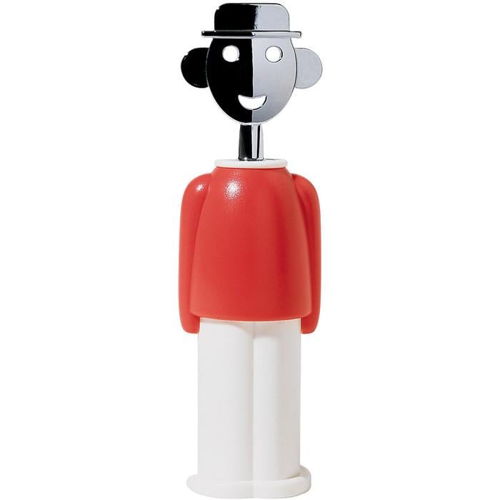 Штопор Alessi Alessandro M 6х21х6 см Красный/Белый (2522495)