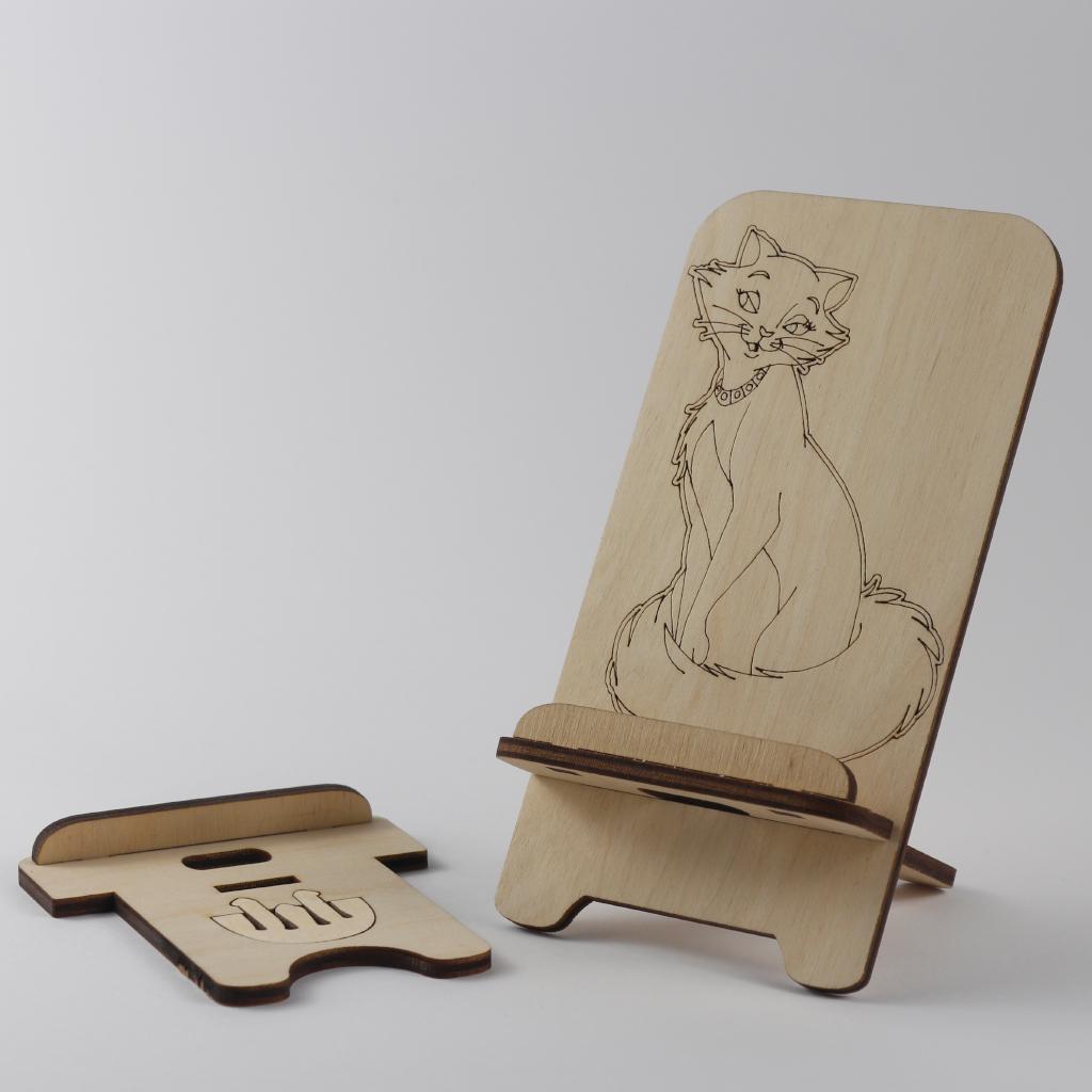 Підставка-тримач для телефону з дерева для дітей 2 (157 (03020154) - фото 3 Підставка-тримач для телефону з дерева для дітей 2 (157 (03020154) - фото 3