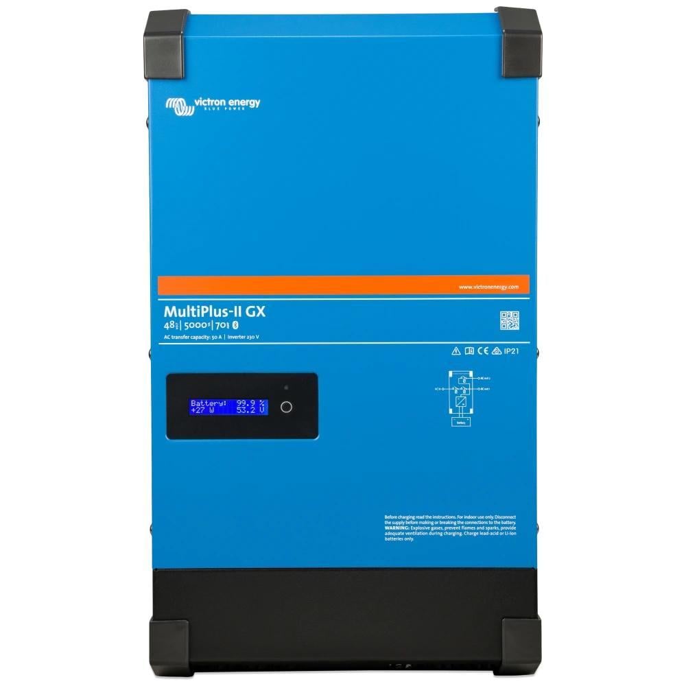 Інвертор/зарядний пристрій однофазний Victron Energy MultiPlus-II GX 48/5000/70 багатофункціональний (29924246)