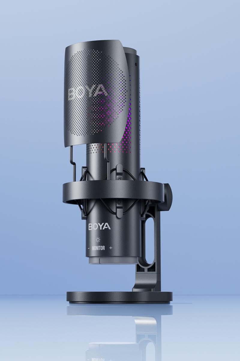 Микрофон BOYA K9 для блоггеров с RGB подсветкой и стойким пантографом (51004) - фото 21 Микрофон BOYA K9 для блоггеров с RGB подсветкой и стойким пантографом (51004) - фото 21