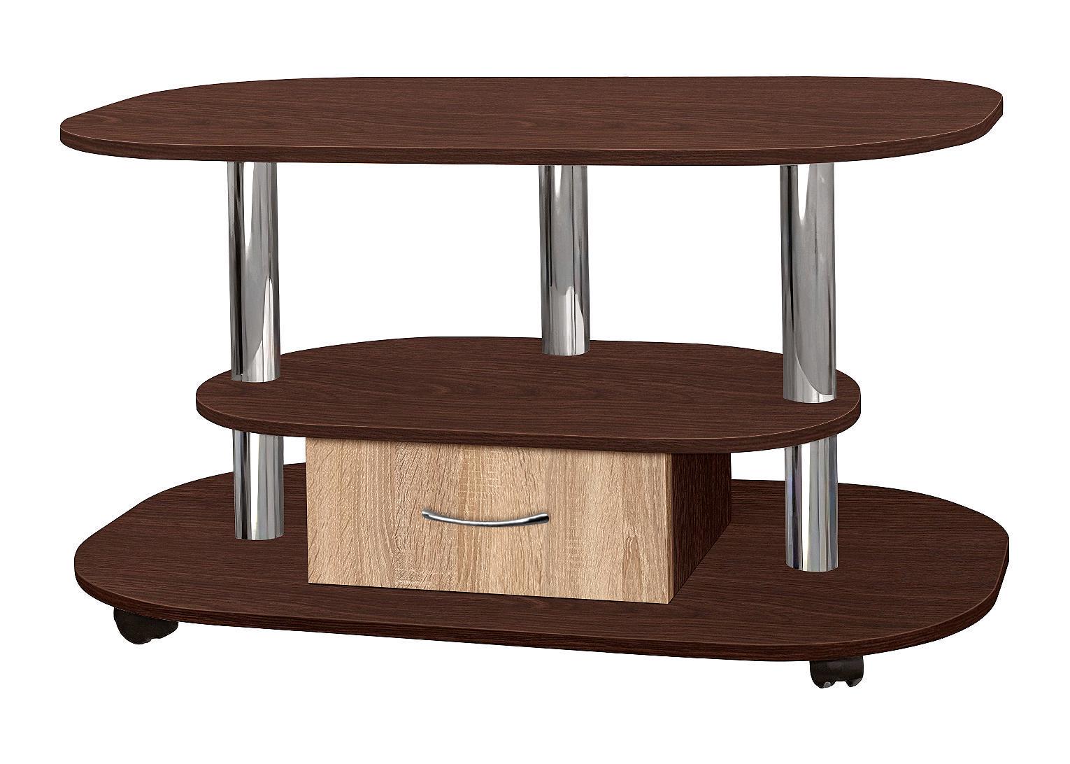 Стол журнальный МАКСИ-МЕбель Вегас XR Венге магия/Дуб сонома (5102909) Стол журнальный МАКСИ-МЕбель Вегас XR Венге магия/Дуб сонома (5102909)