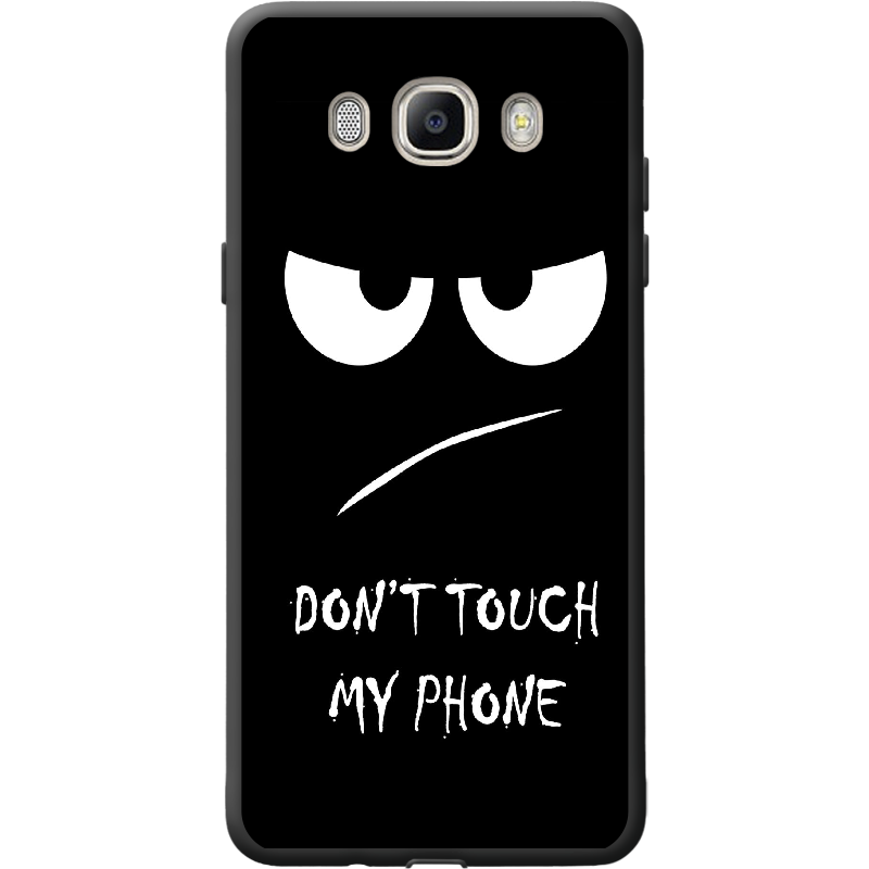 Чехол BoxFace Samsung J510 Galaxy J5 2016 Don't Touch my Phone Черный силикон (25137-up535-41569)