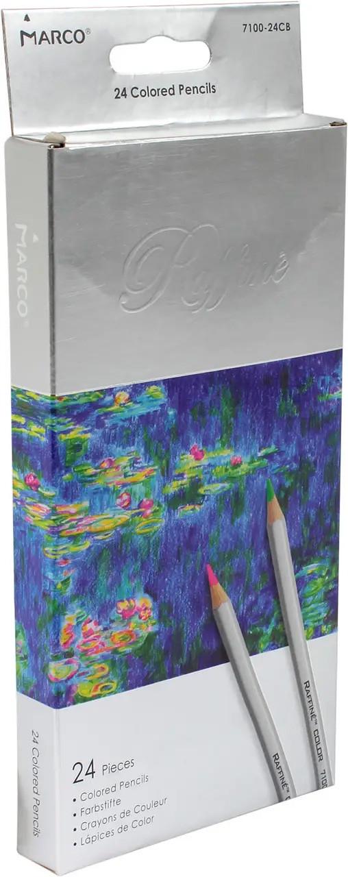 Карандаши цветные Marco Raffine 24 цвета