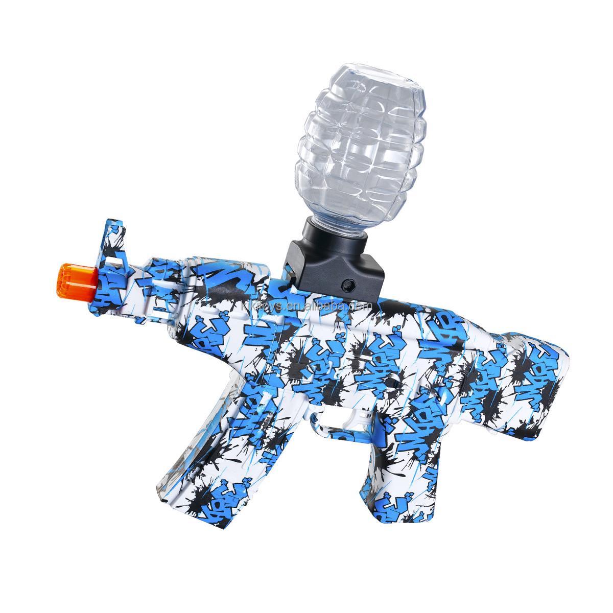 Автомат АК-47 для дітей що стріляє орбізами Синій