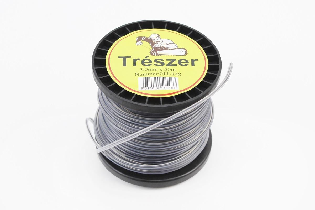 Ліска квадратна двокомпонентна до мотокос d-3 мм 50 м Ліска квадратна двокомпонентна до мотокос d-3 мм 50 м