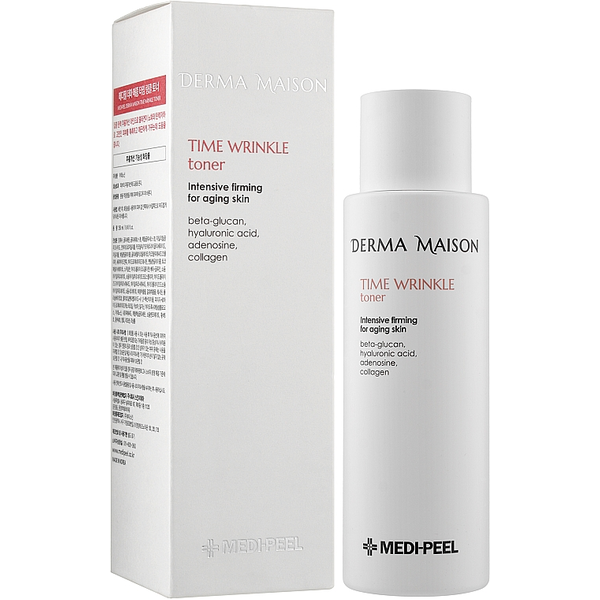 Тонер Medi Peel Time Wrinkle Derma Toner для лица с коллагеном и витамином Е 250 мл