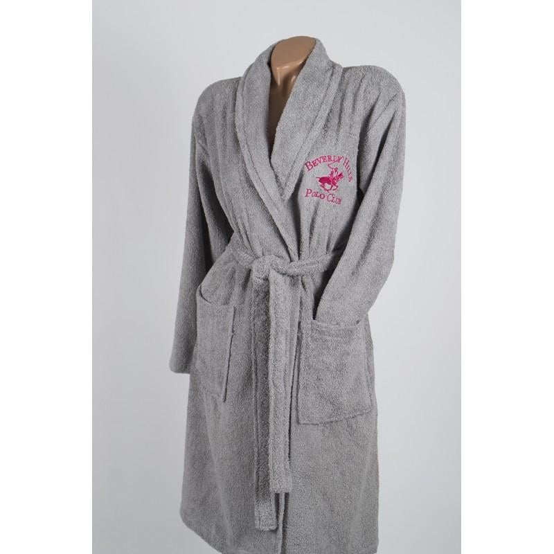 Халат Beverly Hills Polo Club 355BHP1706 XS/S Серый (svt-2000022229012)