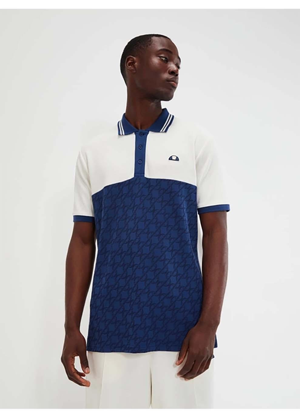 Поло мужское Ellesse Suanio Polo M Белый/Синий (7dSHV20209-631 M)