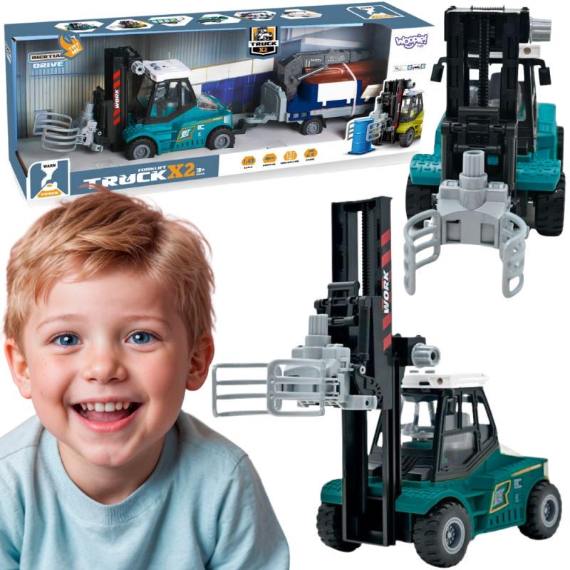 Погрузчик Woopie с прицепом звуком и светом - фото 2 Погрузчик Woopie с прицепом звуком и светом - фото 2