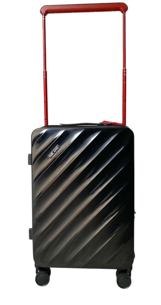 Валіза мала під ручну поклажу Milano bag 015 полікарбонат S Чорний