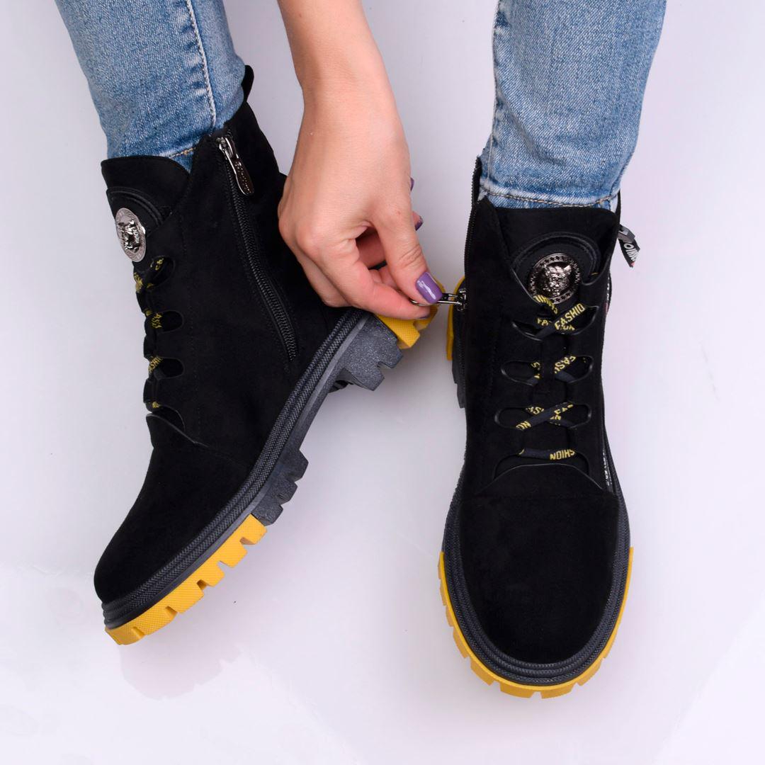 Ботинки женские на шнуровке 333636 р. 39 25,5 см