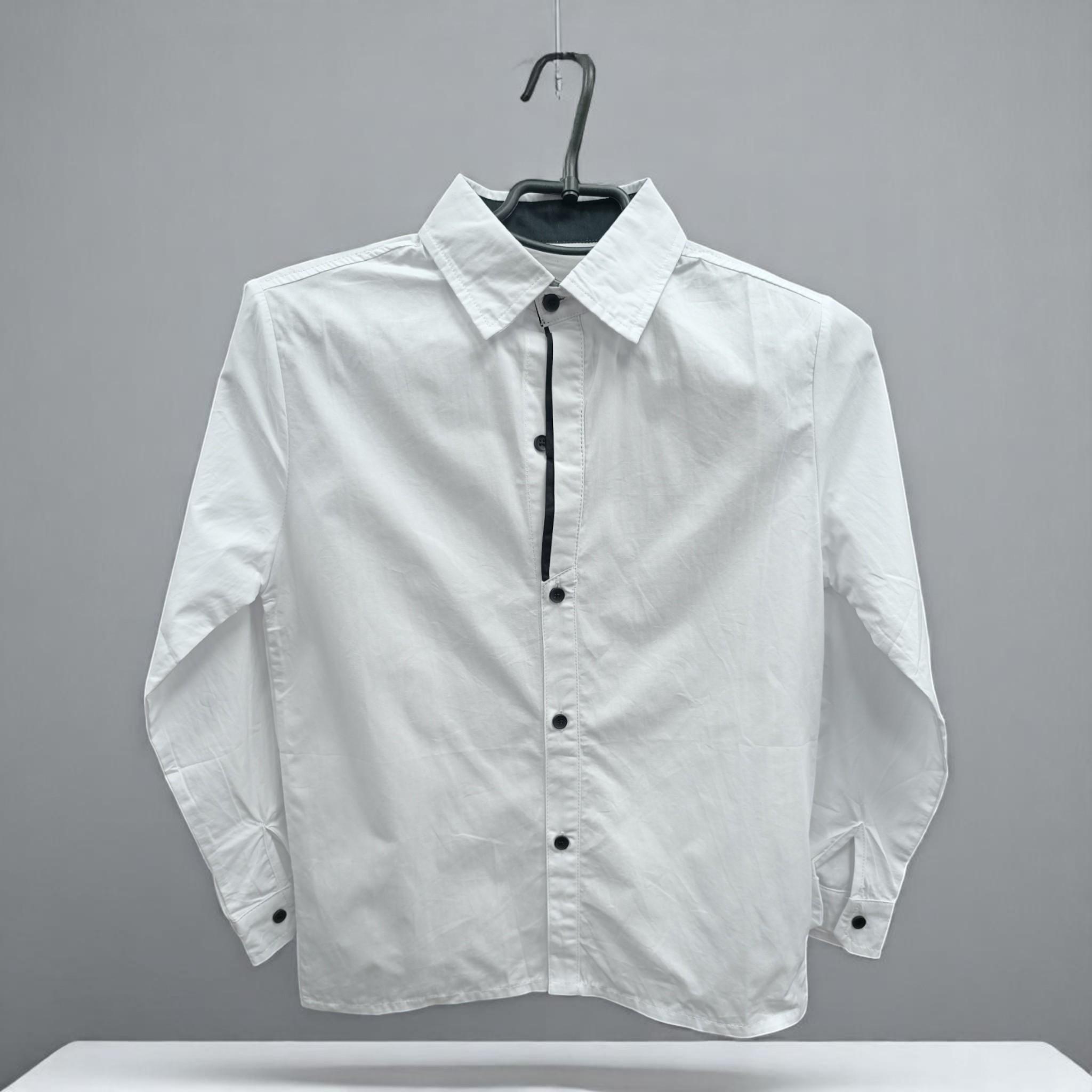 Сорочка дитяча для хлопчика Kids C1822 з довгим рукавом 116 см White (B_C1822White/116) - фото 3 Сорочка дитяча для хлопчика Kids C1822 з довгим рукавом 116 см White (B_C1822White/116) - фото 3