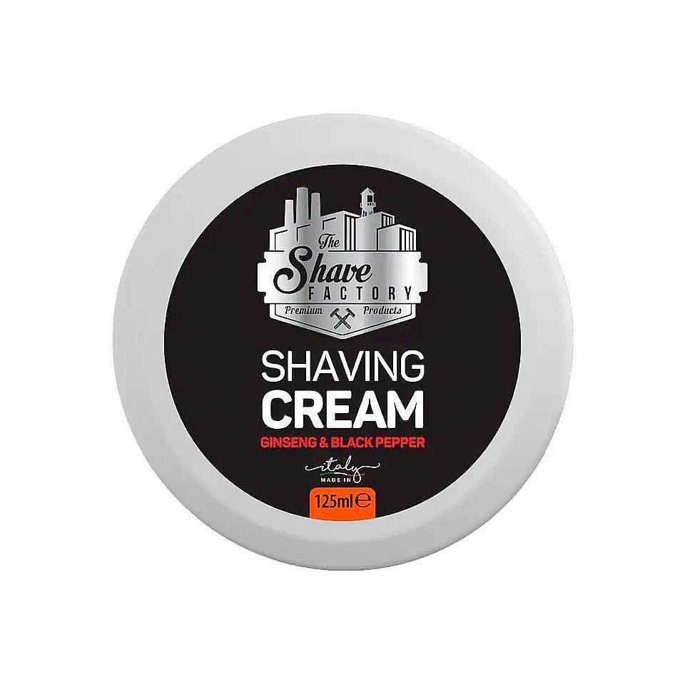 Крем для гоління The Shave Factory Ginseng & Black Pepper 125 мл (840302410950)