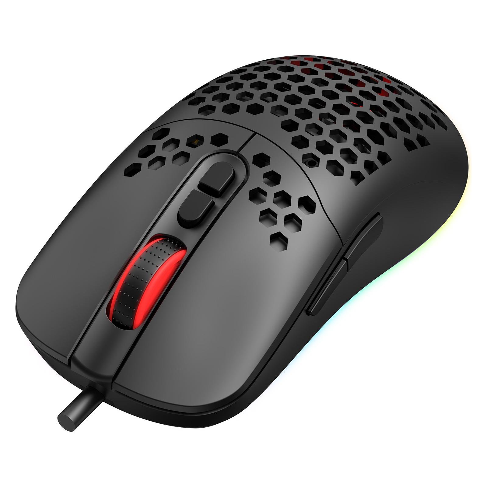 Компьютерная мышка проводная GamePro GM395 с RGB-подсветкой Black (26449358) - фото 2 Компьютерная мышка проводная GamePro GM395 с RGB-подсветкой Black (26449358) - фото 2