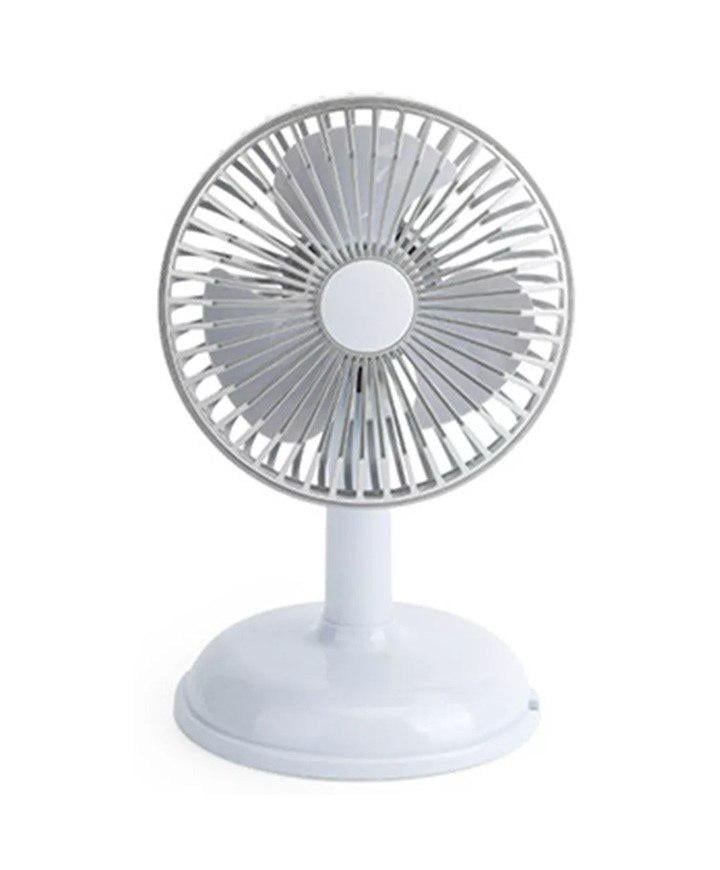 Вентилятор настольный портативный Simple desktop fan KD197 с работой от USB Светло-серый (3f86eb3a)