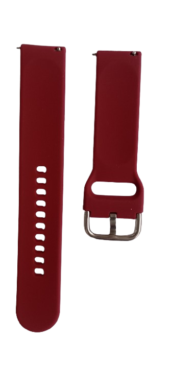Ремешок для часов силиконовый 180х20 мм Maroon (3792) Ремешок для часов силиконовый 180х20 мм Maroon (3792)