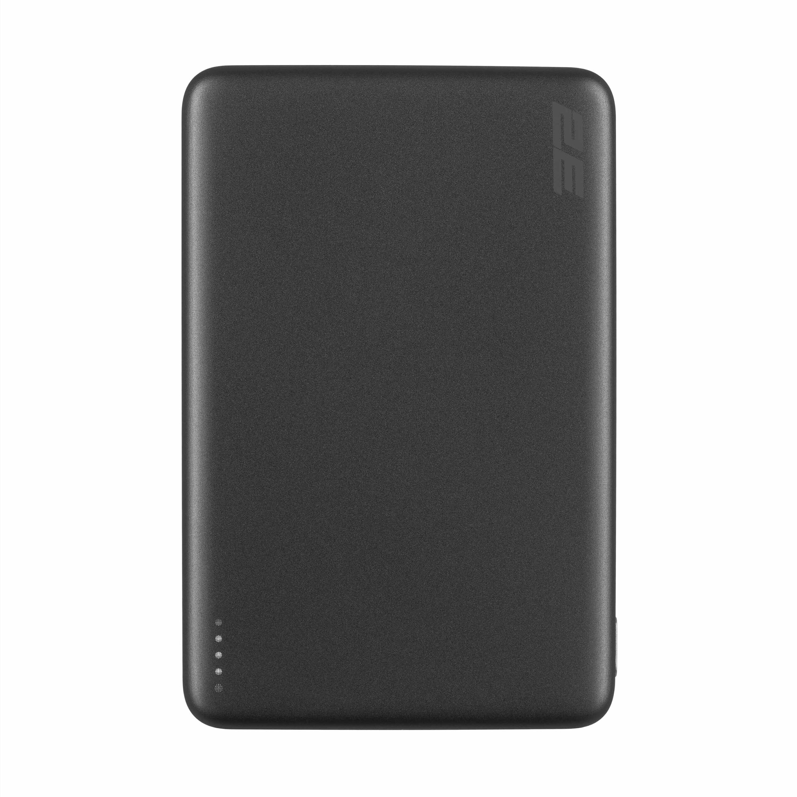 Повербанк 2E Slim Wireless QI 10000 мАч/mAh с беспроводной зарядкой 20 W и разъемом USB-C Серый (2E-PB1011-GREY)