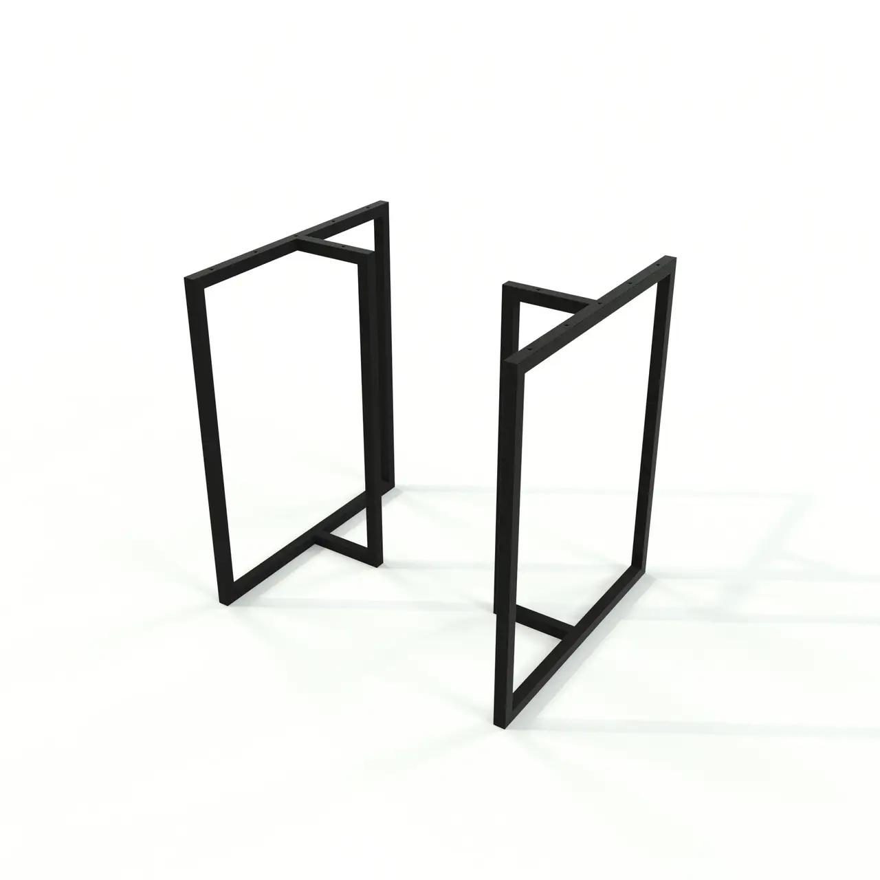 Комплект металевих ніжок для столу Lofty Т-квадрат Серія 30 720 мм Чорний (11186781)