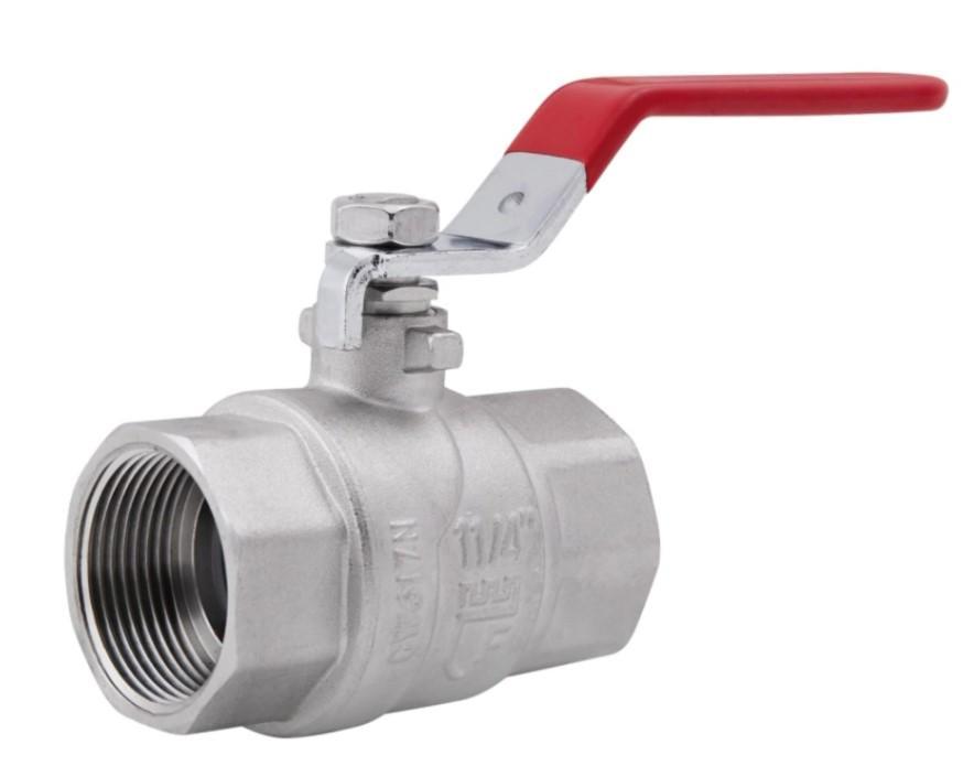 Кран шаровой Thermo Alliance Forte 1 1/4" ВВ прямой PN40 рычаг (SF600W32)
