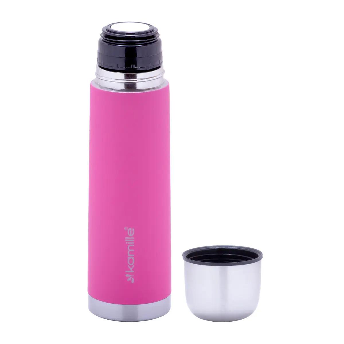 Термос Kamille KM-2001A-PK 500 мл Розовый - фото 3
