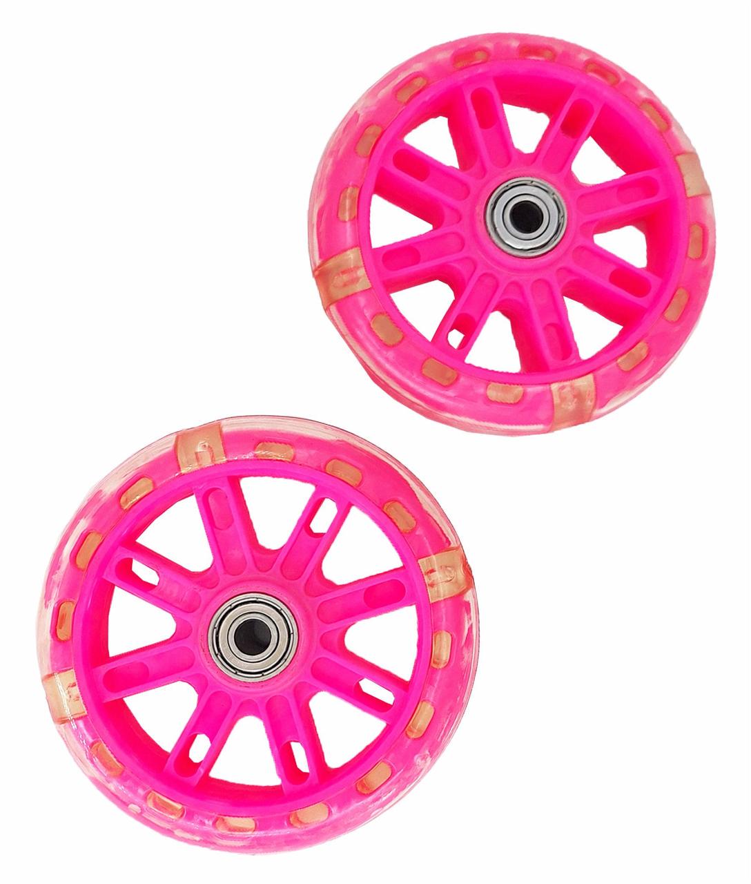 Колеса для дитячого велосипеда/самоката 11 см Рожевий (G0000992)