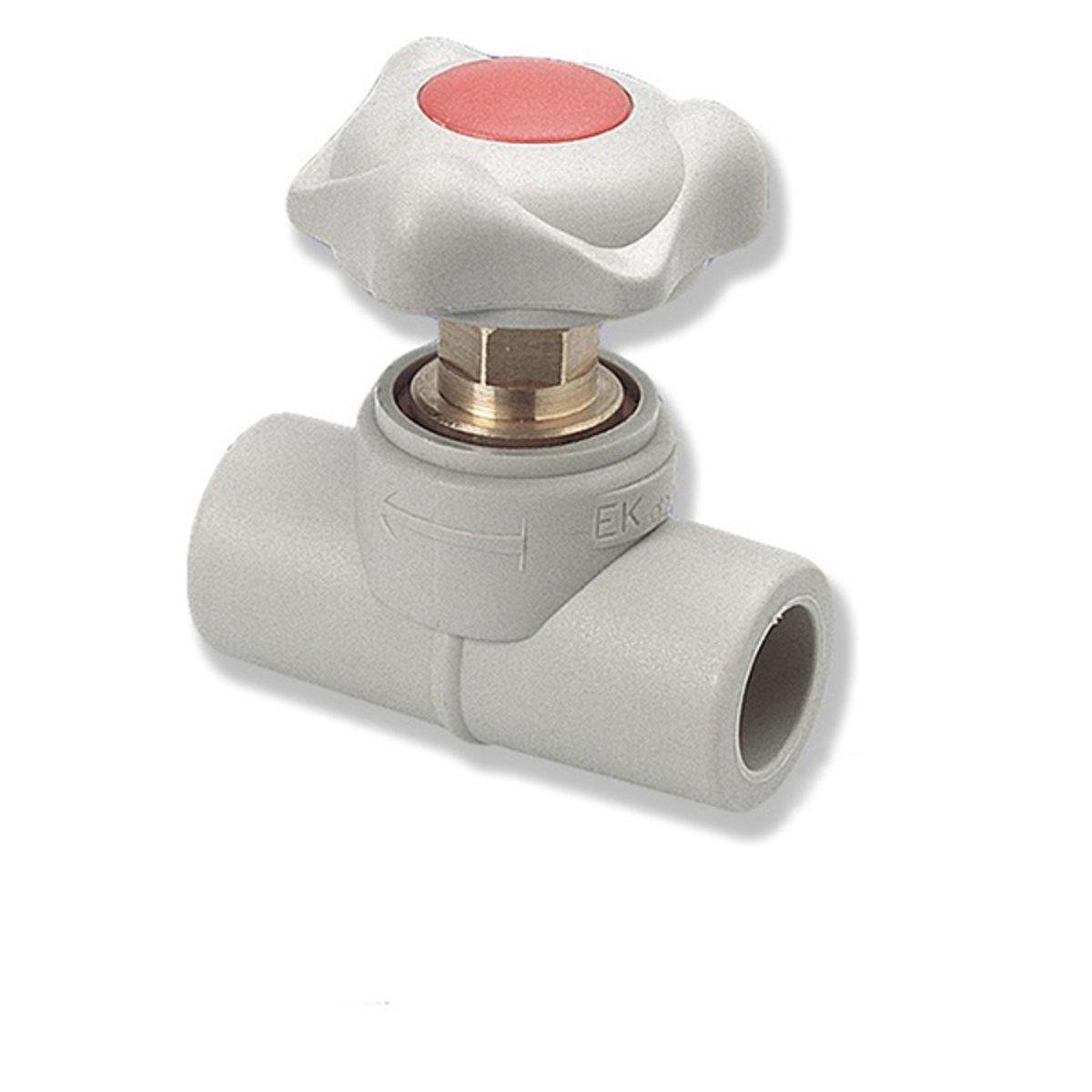 Вентиль проходной PPR Ekoplastik 20 мм (SVE020XXXX)