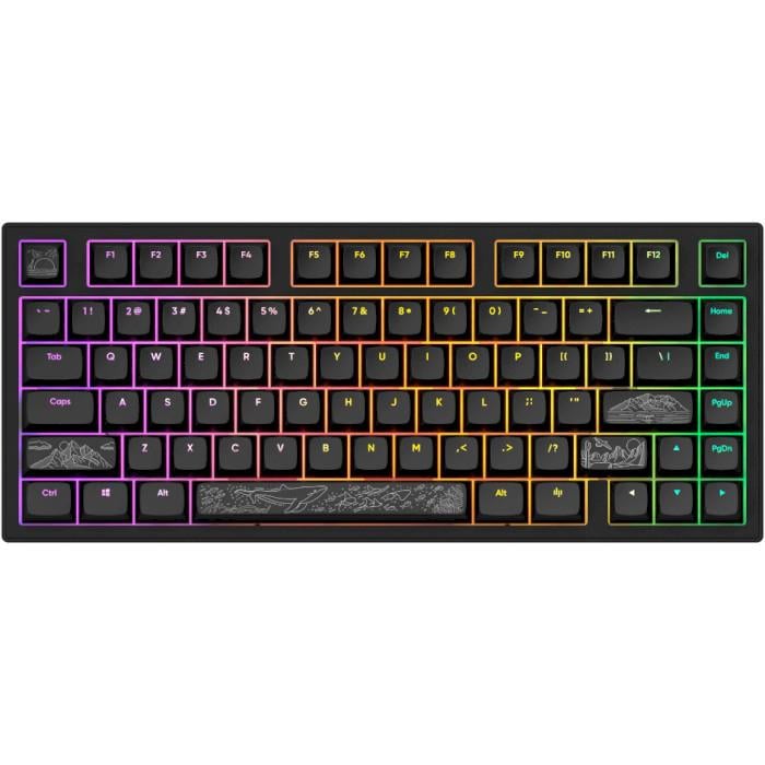 Клавиатура игровая механическая Dark Project ALU81 Terra Nostra 81 клавиша G3MS Moonstone RGB Black (35226990)