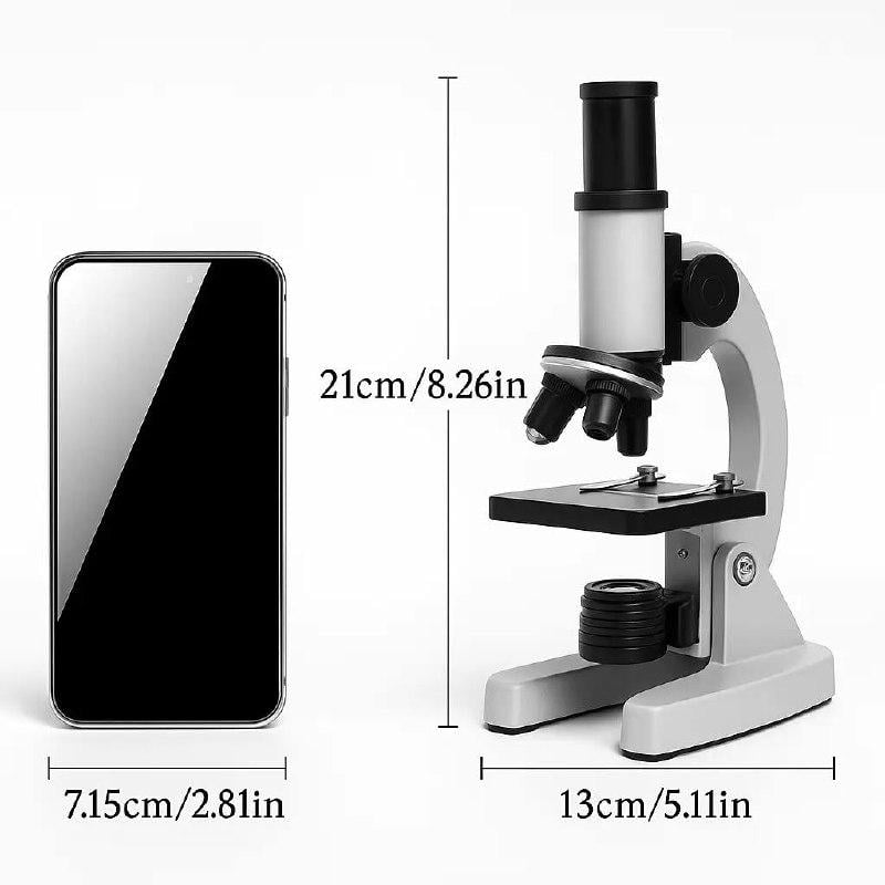 Мікроскоп дитячий 1200X 22×12×7 см - фото 3 Мікроскоп дитячий 1200X 22×12×7 см - фото 3