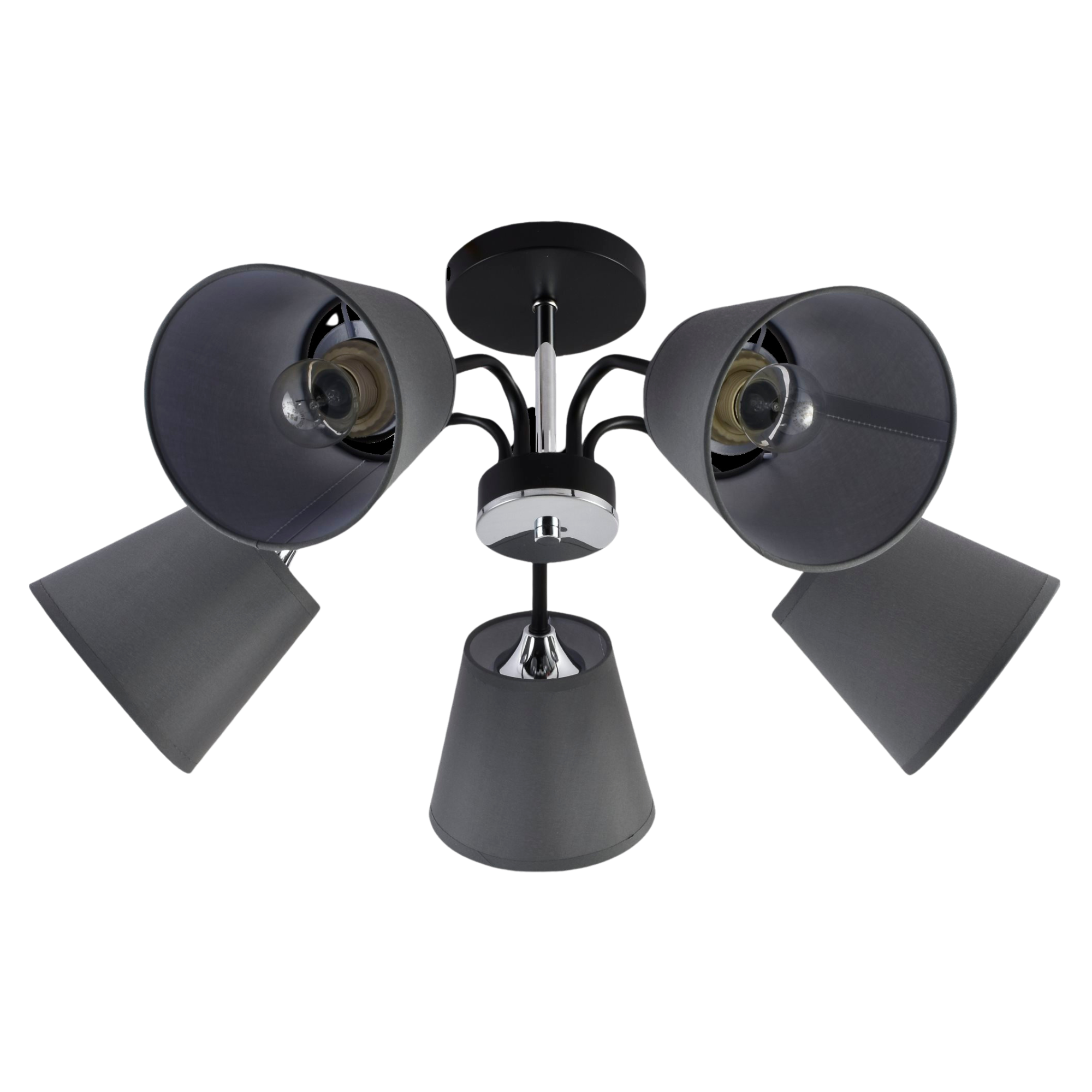 Люстра декоративная Valeso V XA1459/5 BK/CR - фото 2