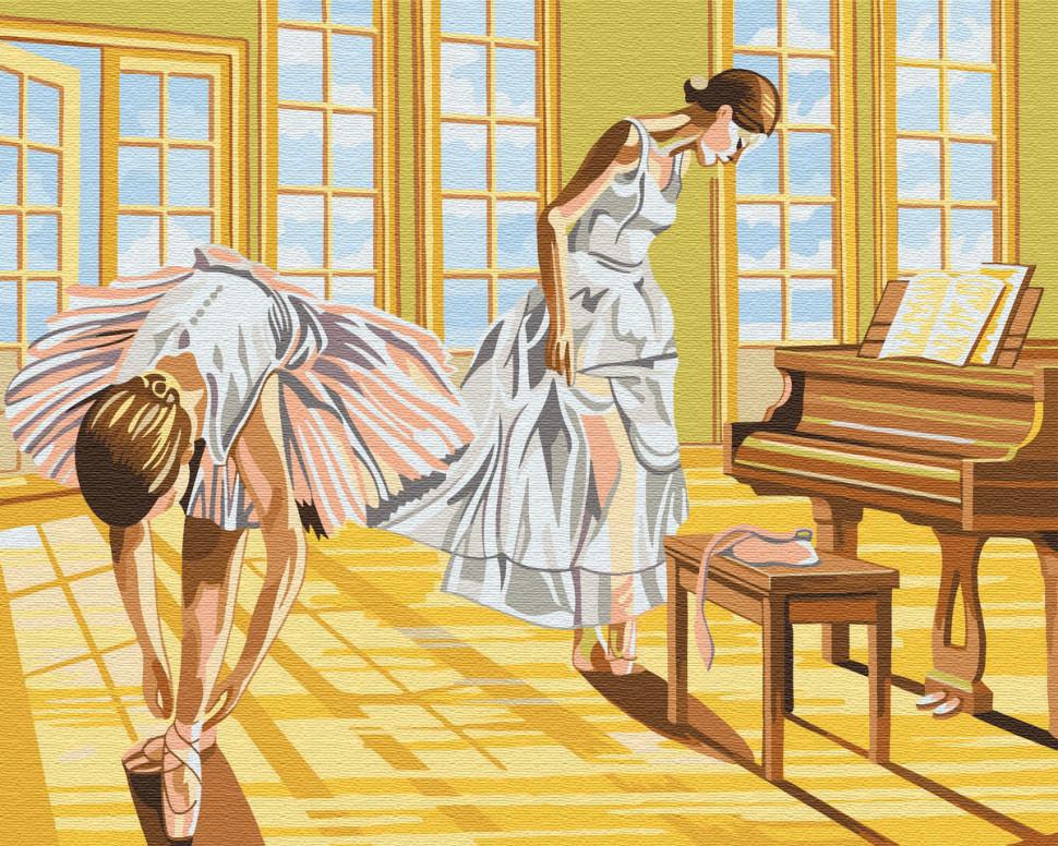 Картина по номерам Brushme Балерины на разминке (GX8517)