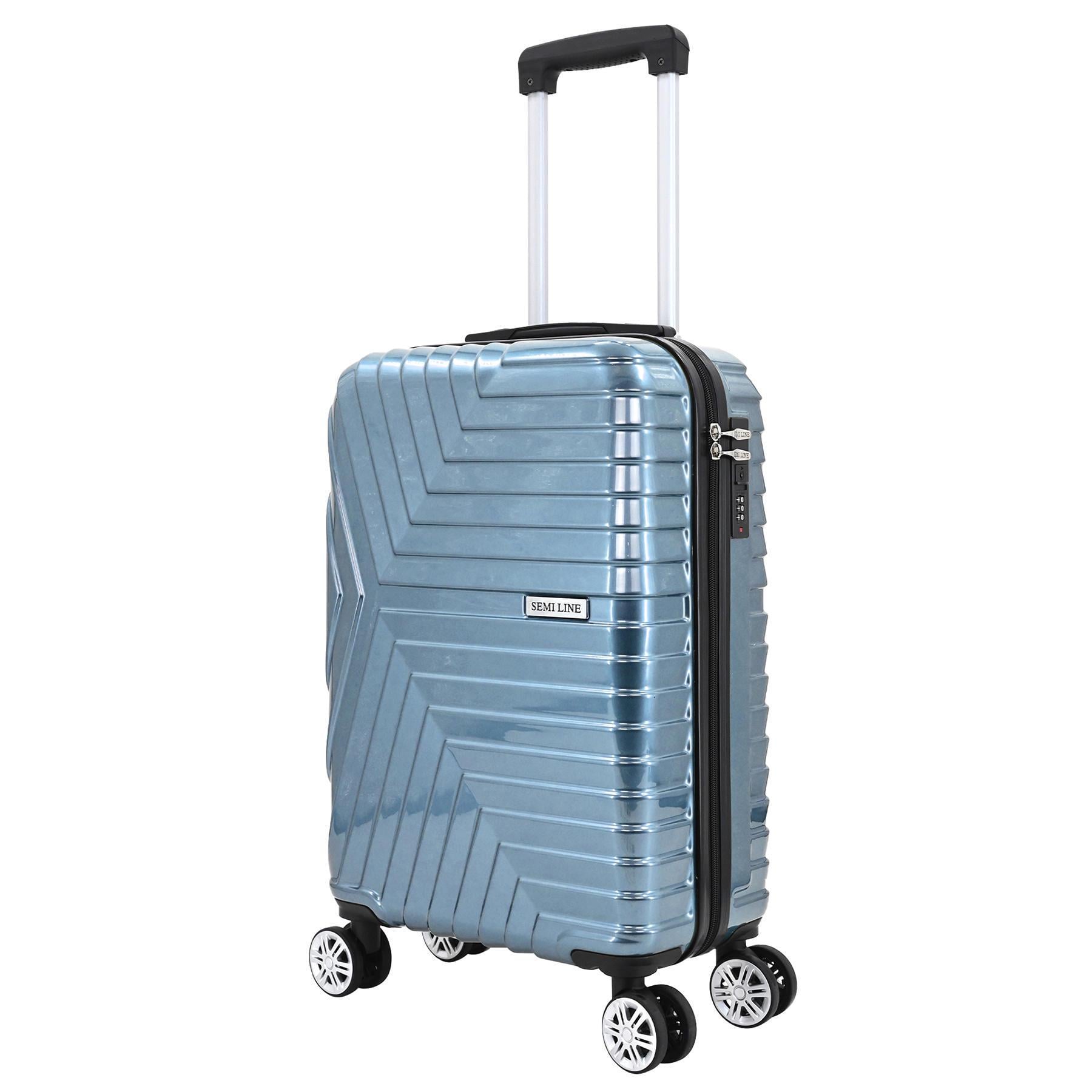 Валіза маленька під ручну поклажу SEMI LINE 20" Polycarbonate/ABS-Plastic S Blue (T5764-1)