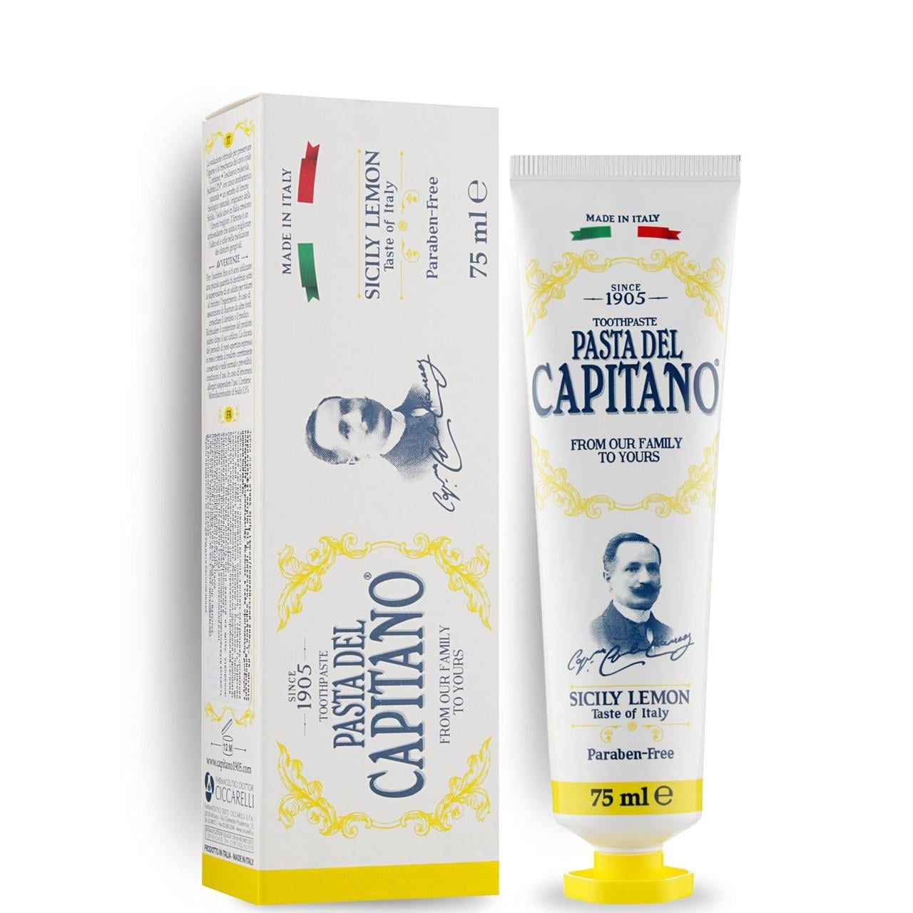 Зубна паста Pasta del Capitano Сицилійський лимон 75 мл