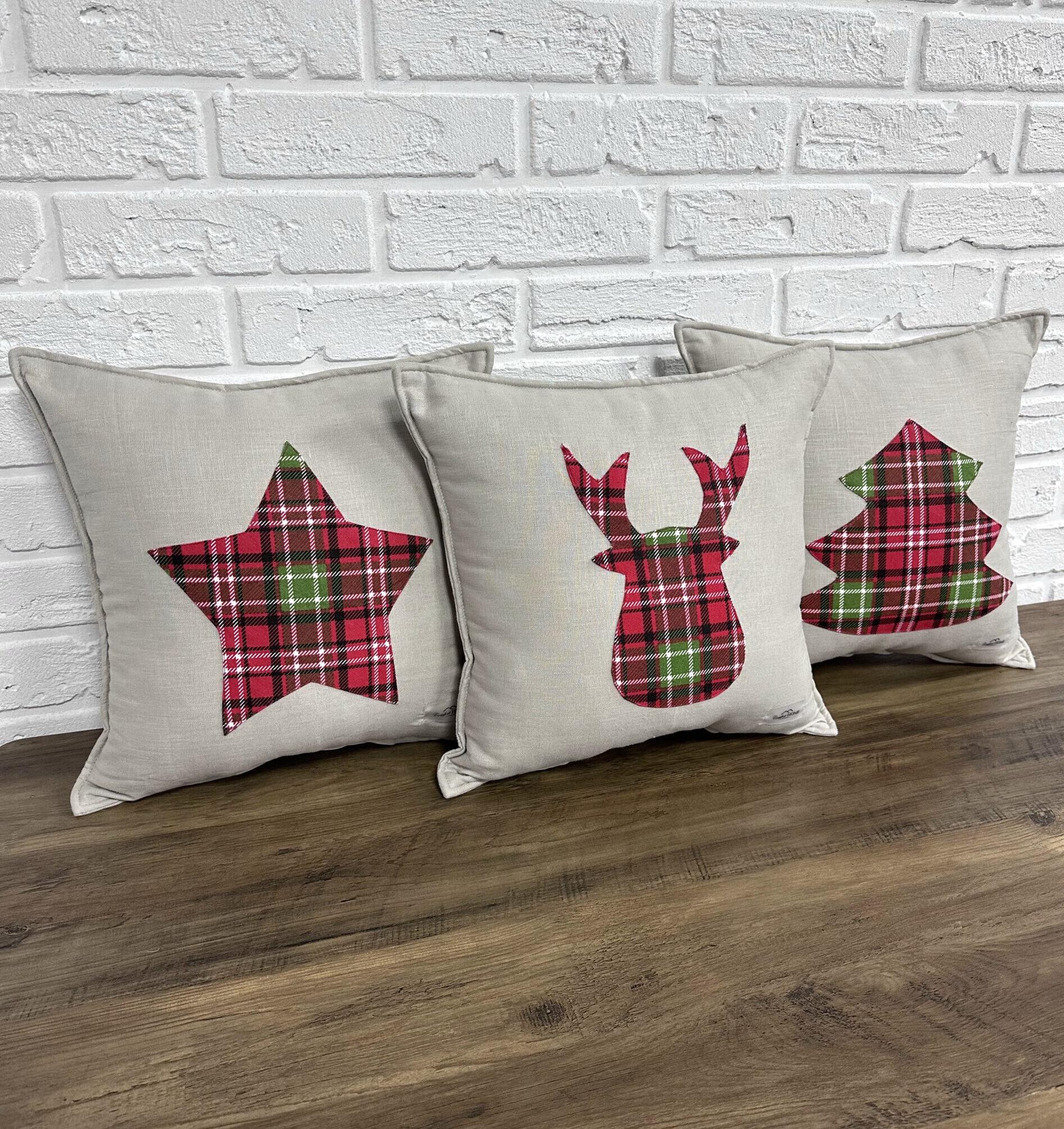 Набір подушок Comfort Home X-mas sackcloth новорічних 40х40 см