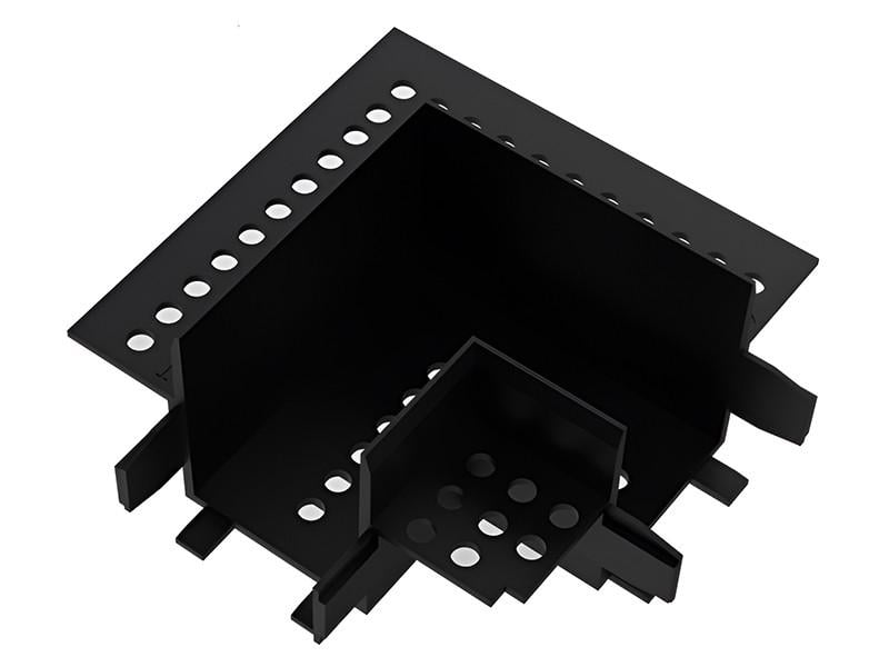 З'єднувач кутовий Ardero ULTRA LD4024 для вбудованого шинопроводу CAB1404 Чорний (9958)