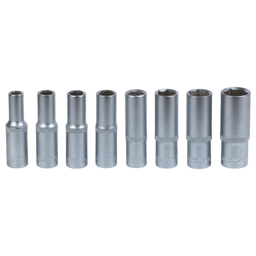 Набор насадок Sigma CrV шестигранных удлиненных 1/2" на планке 8 шт. (6003691) - фото 3 Набор насадок Sigma CrV шестигранных удлиненных 1/2" на планке 8 шт. (6003691) - фото 3