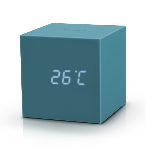 Часы настольные Gingko GRAVITY CUBE Бирюзовый - фото 2 Часы настольные Gingko GRAVITY CUBE Бирюзовый - фото 2