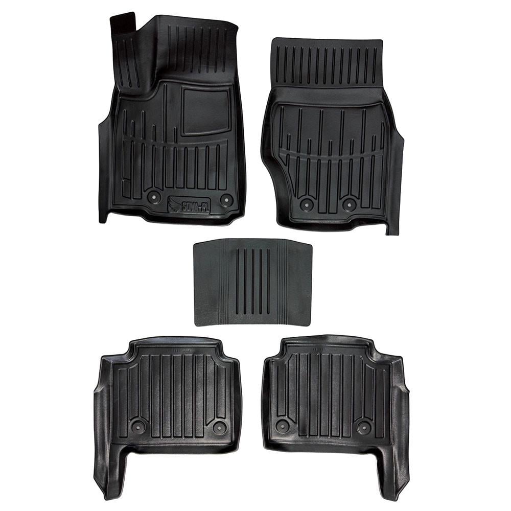 Коврики в салон SOVA-PL для Jeep Grand Cherokee WL с 2021 резиновые 5 шт. Черный (28800635) Коврики в салон SOVA-PL для Jeep Grand Cherokee WL с 2021 резиновые 5 шт. Черный (28800635)