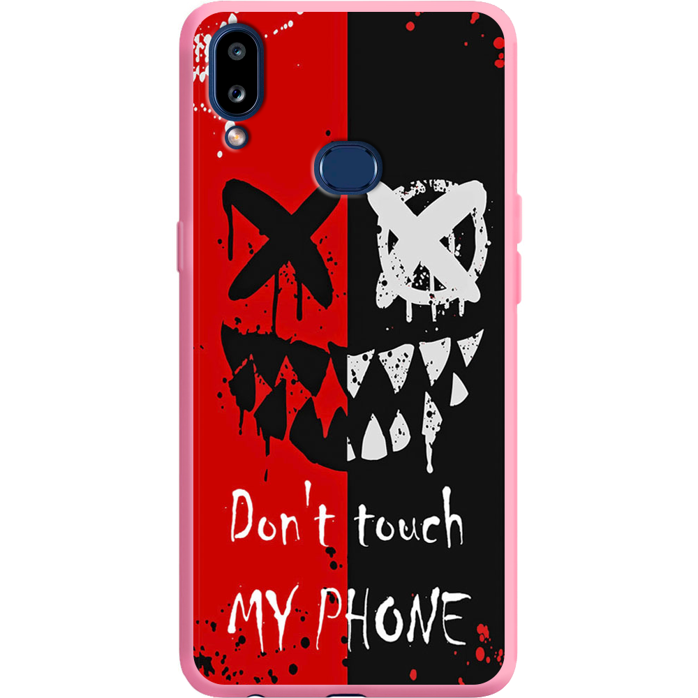 Чохол Boxface Samsung A107 Galaxy A10s Bad Smile Рожевий силікон (37944-up2468-42164)