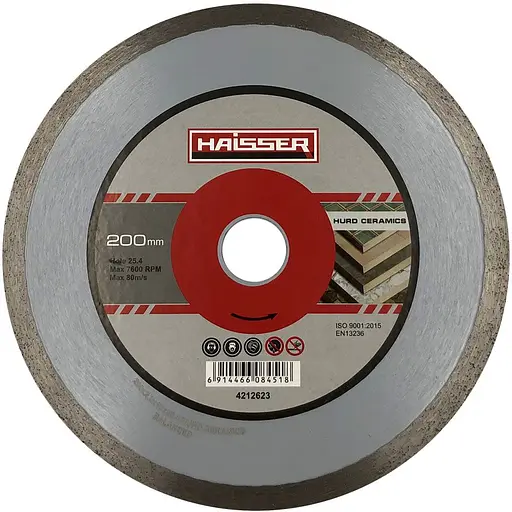 Диск алмазний Haisser Hurd Ceramics 200х2,0х10,0х25,4 (4212623)