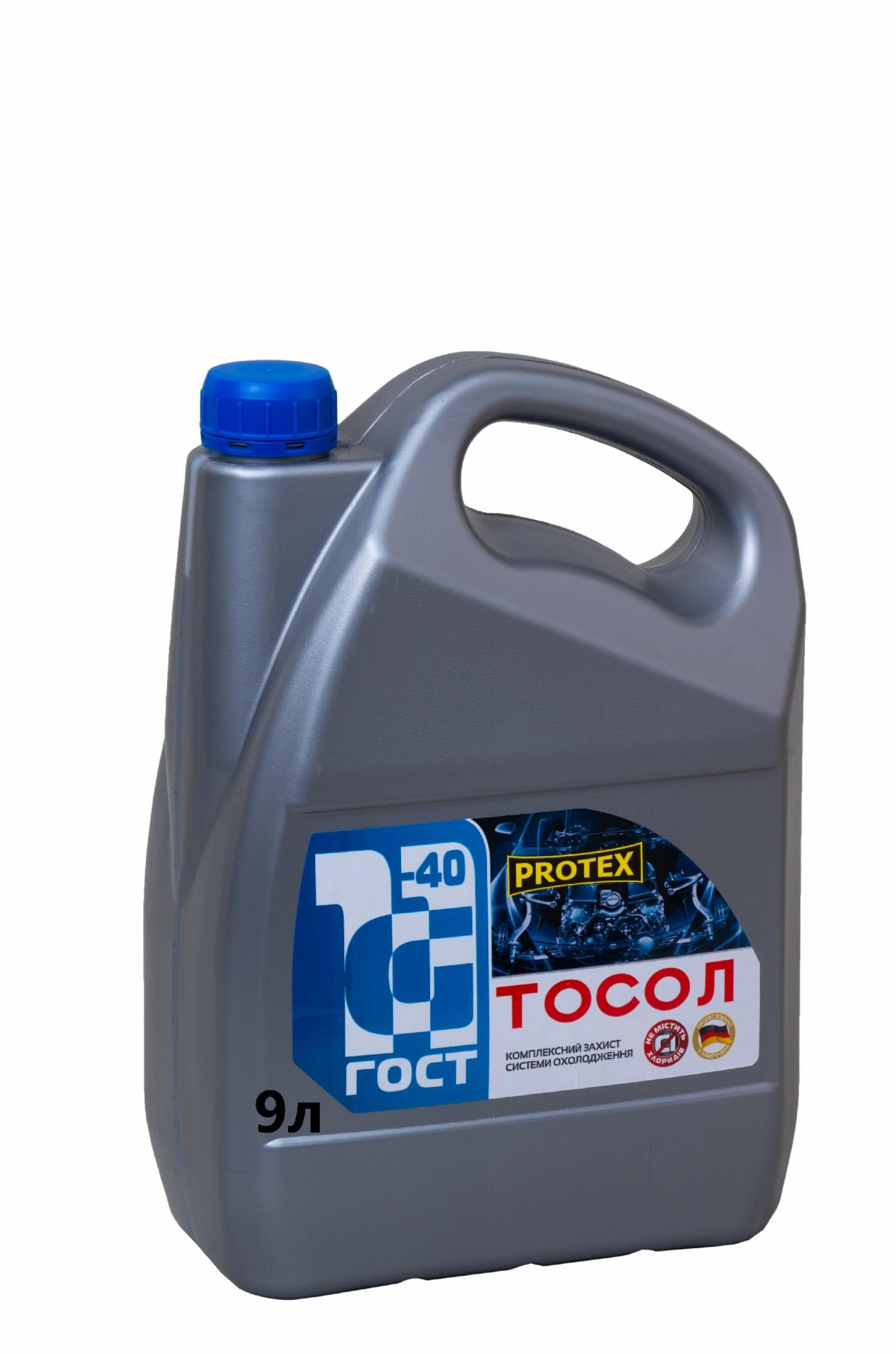 Тосол PROTEX -40 G11 9,60 кг Синій